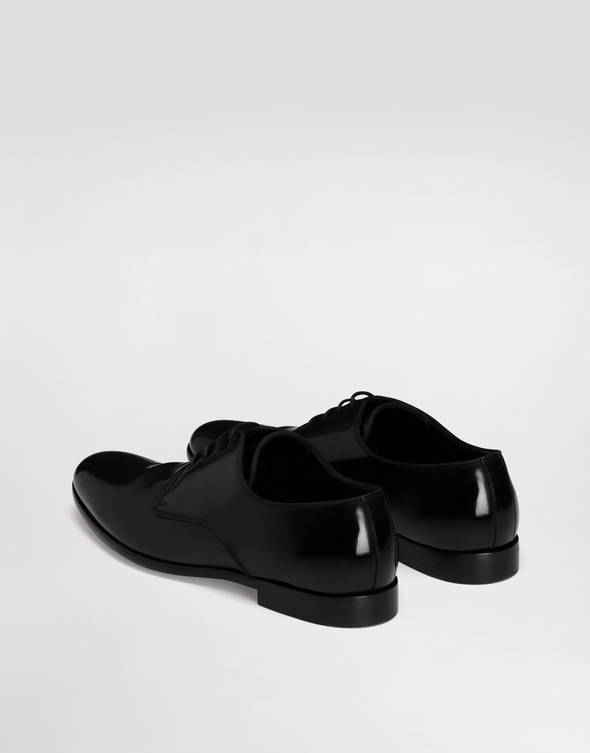 Brushed calfskin Derby shoes - 3