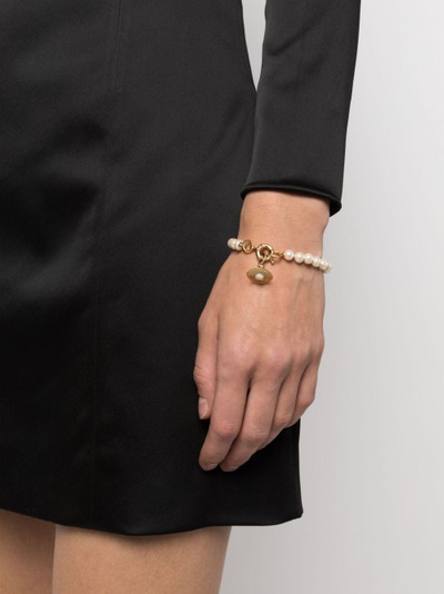 Vivienne Westwood Orb pendant pearl bracelet outlook