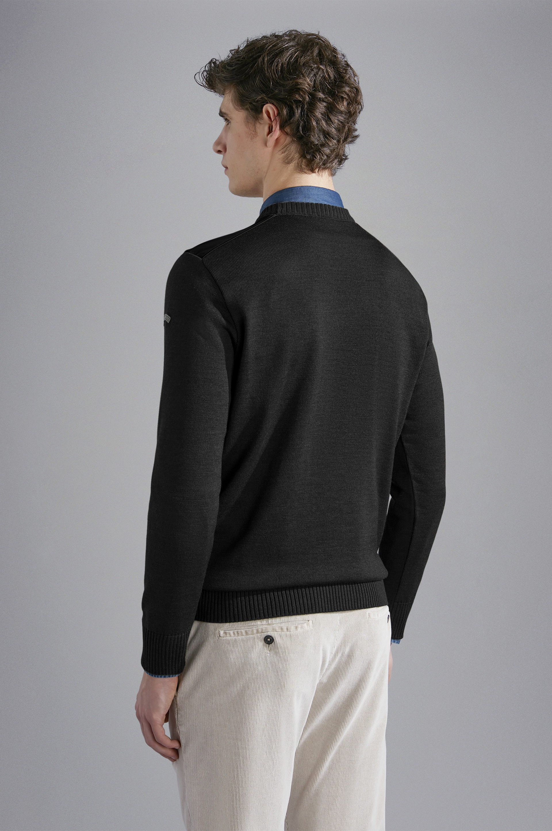WOOL SWEATER WITH TYPHOON® INSERTS - 3