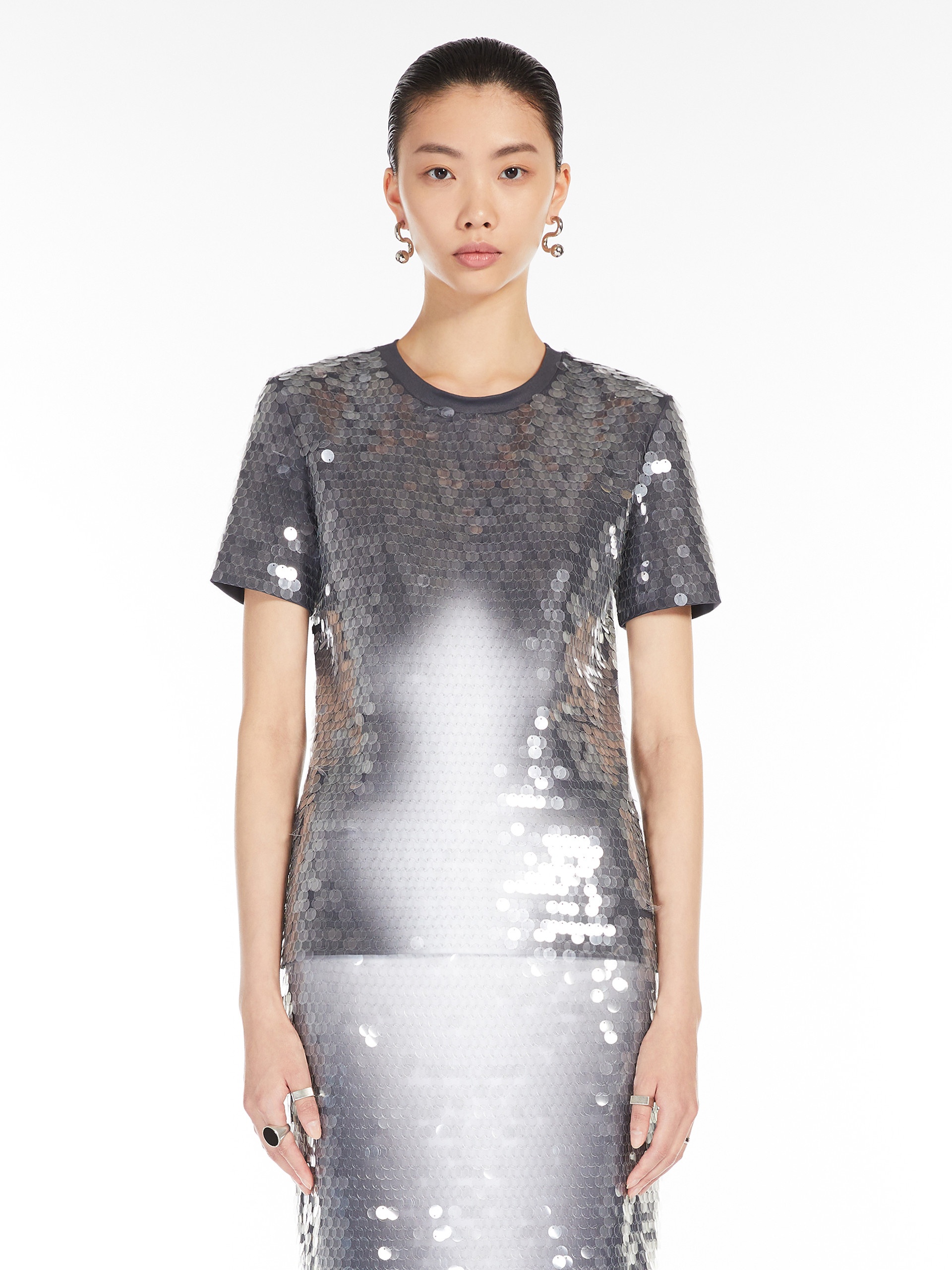 KIBBUTZ Sequinned T-shirt - 3