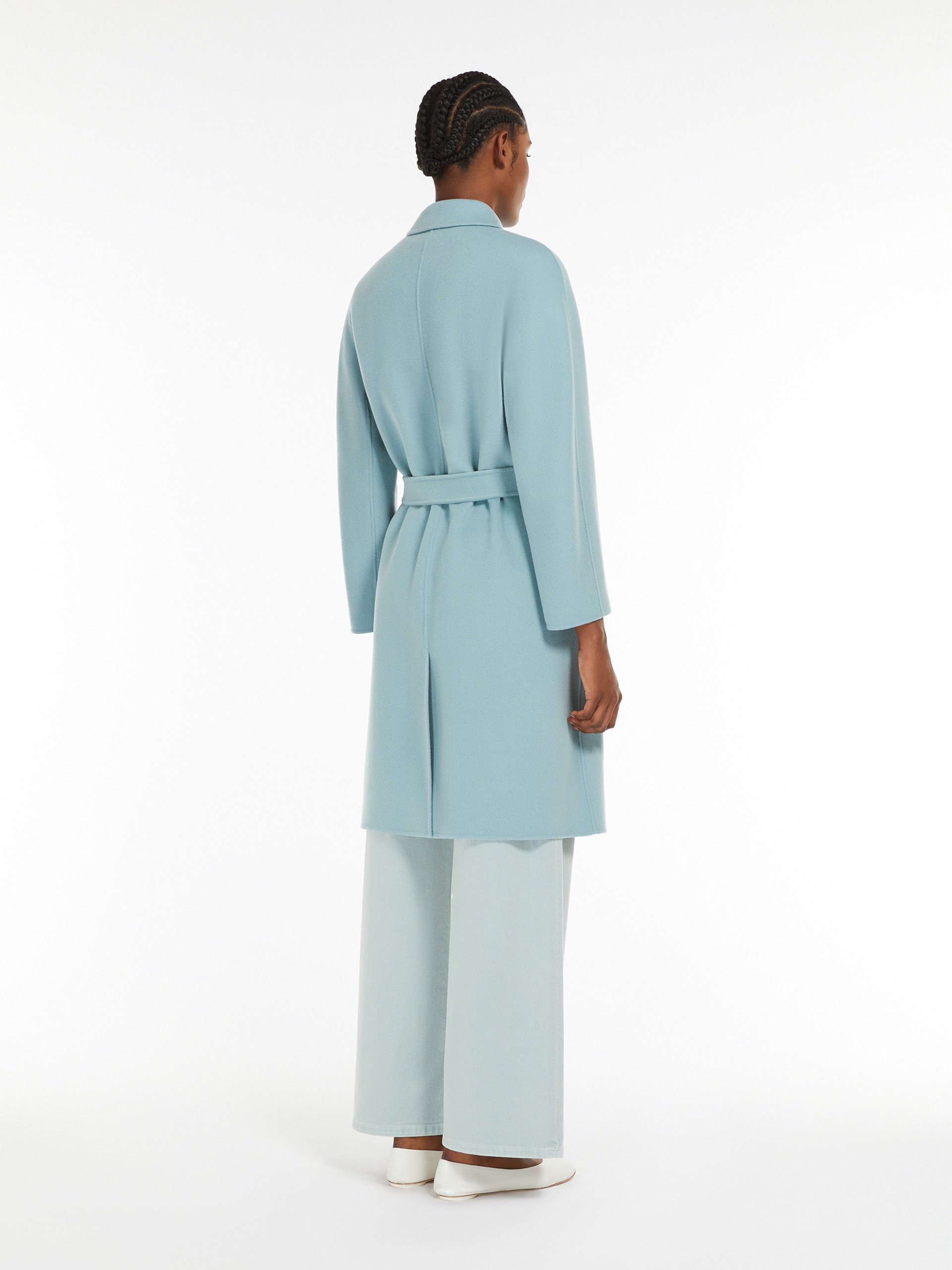 AVENUE Double-breasted double-faced wool coat - 4