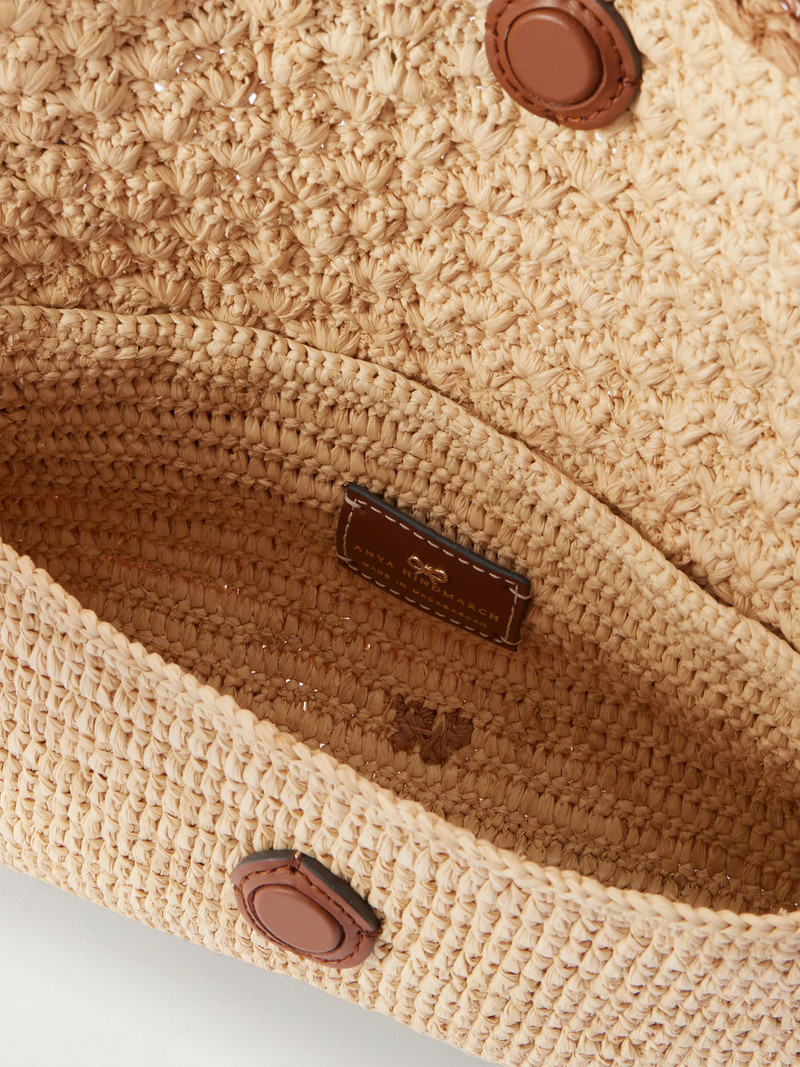 Embellished Raffia Clutch 6