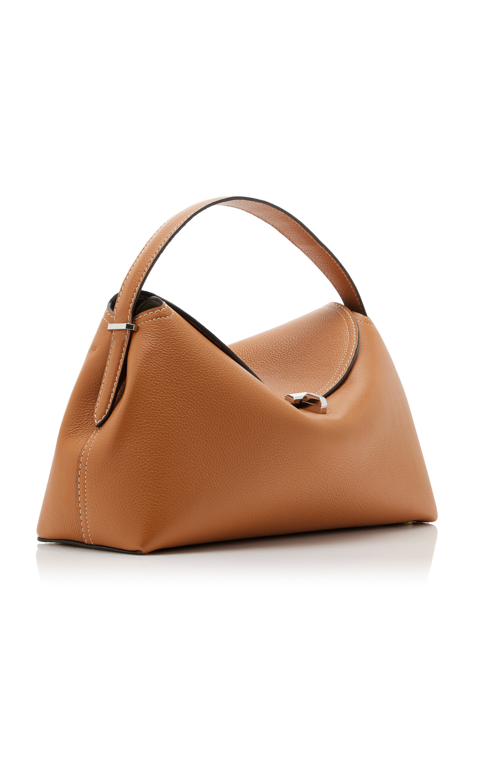 T-Lock Leather Top Handle Bag neutral - 5