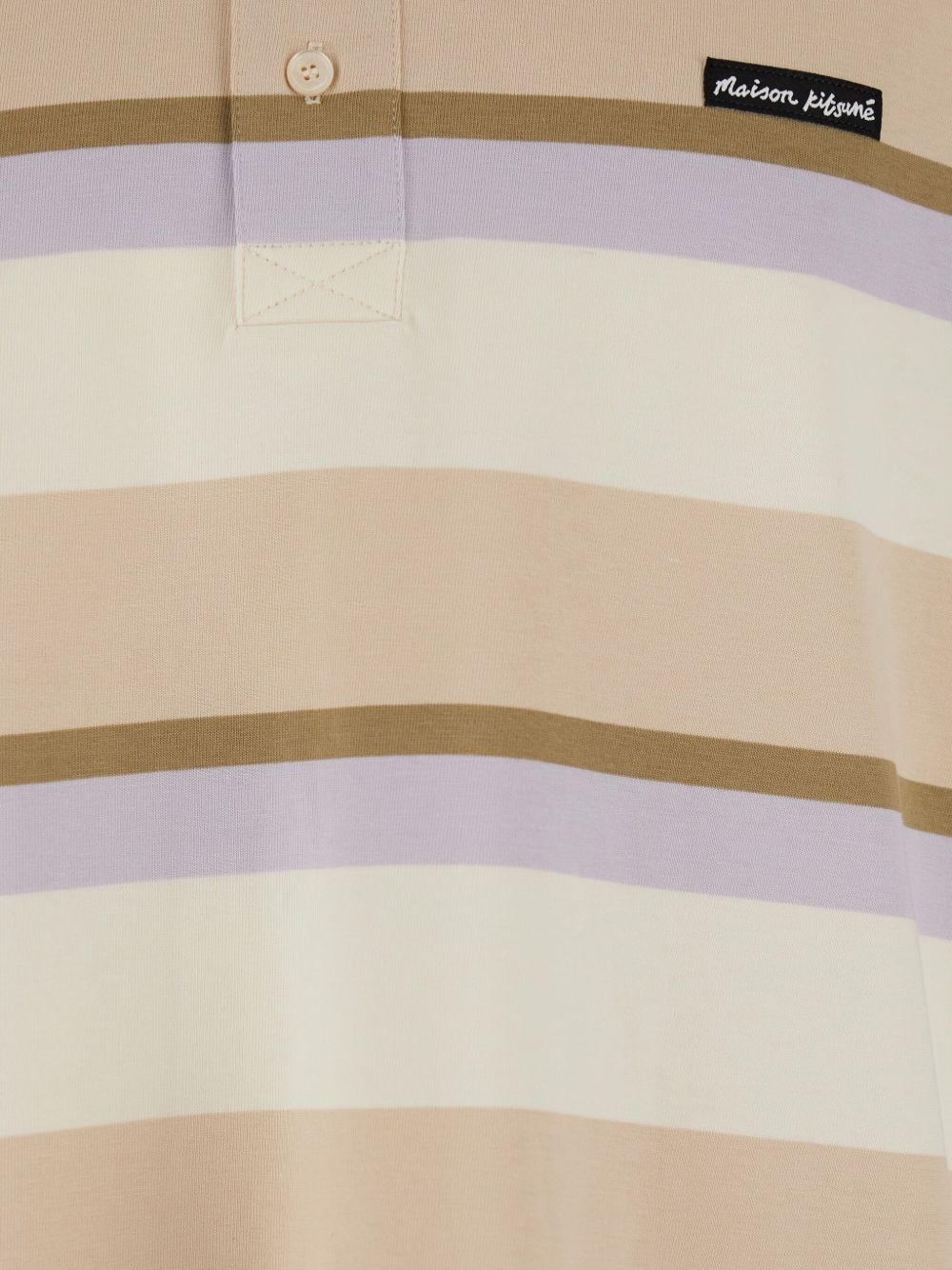 striped polo shirt - 3