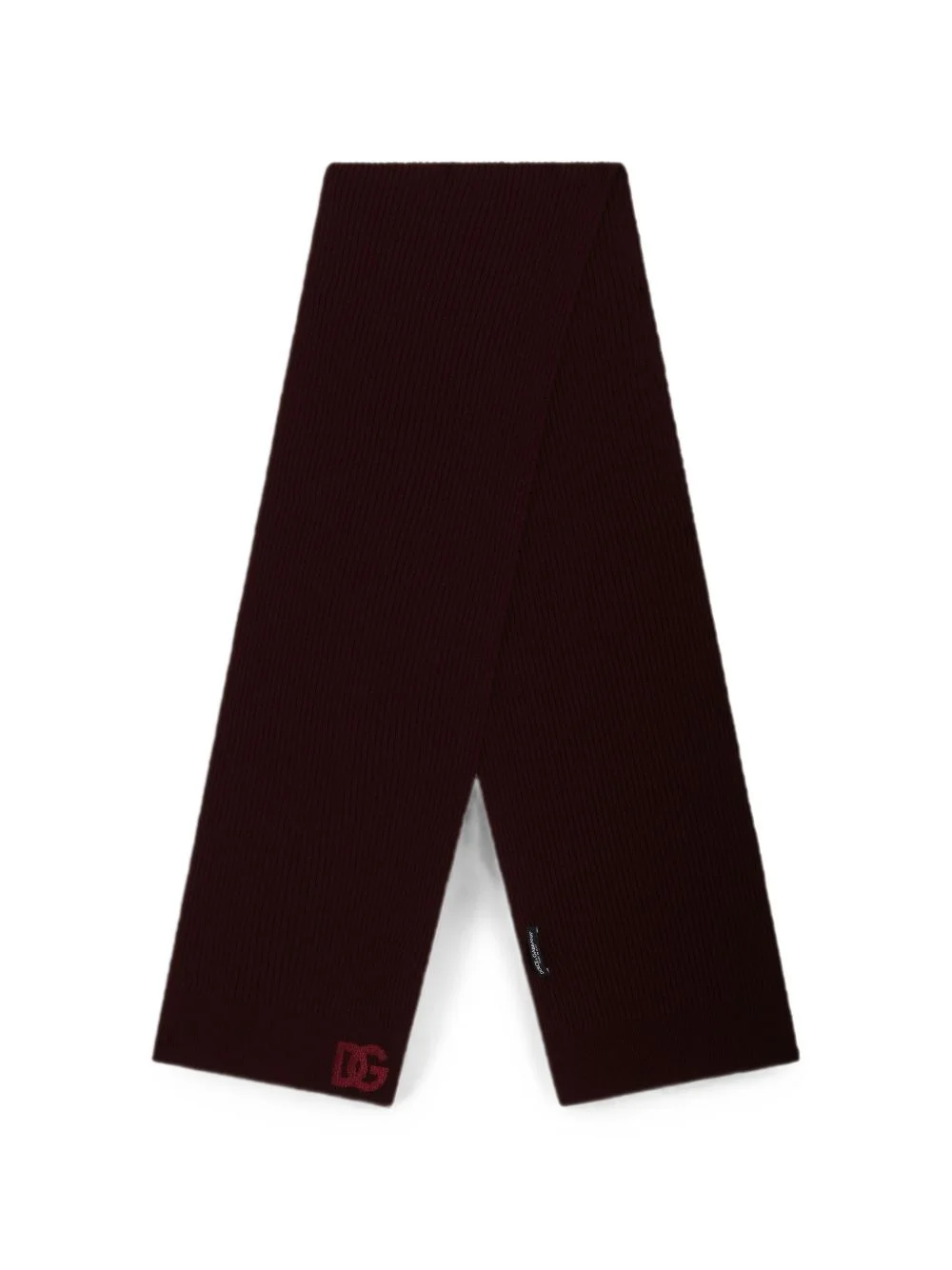 virgin wool scarf with logo - 1