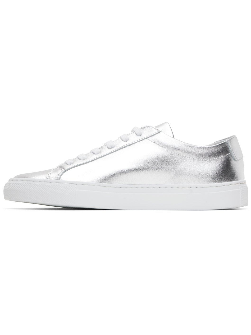 Silver Achilles Shiny Sneakers - 3