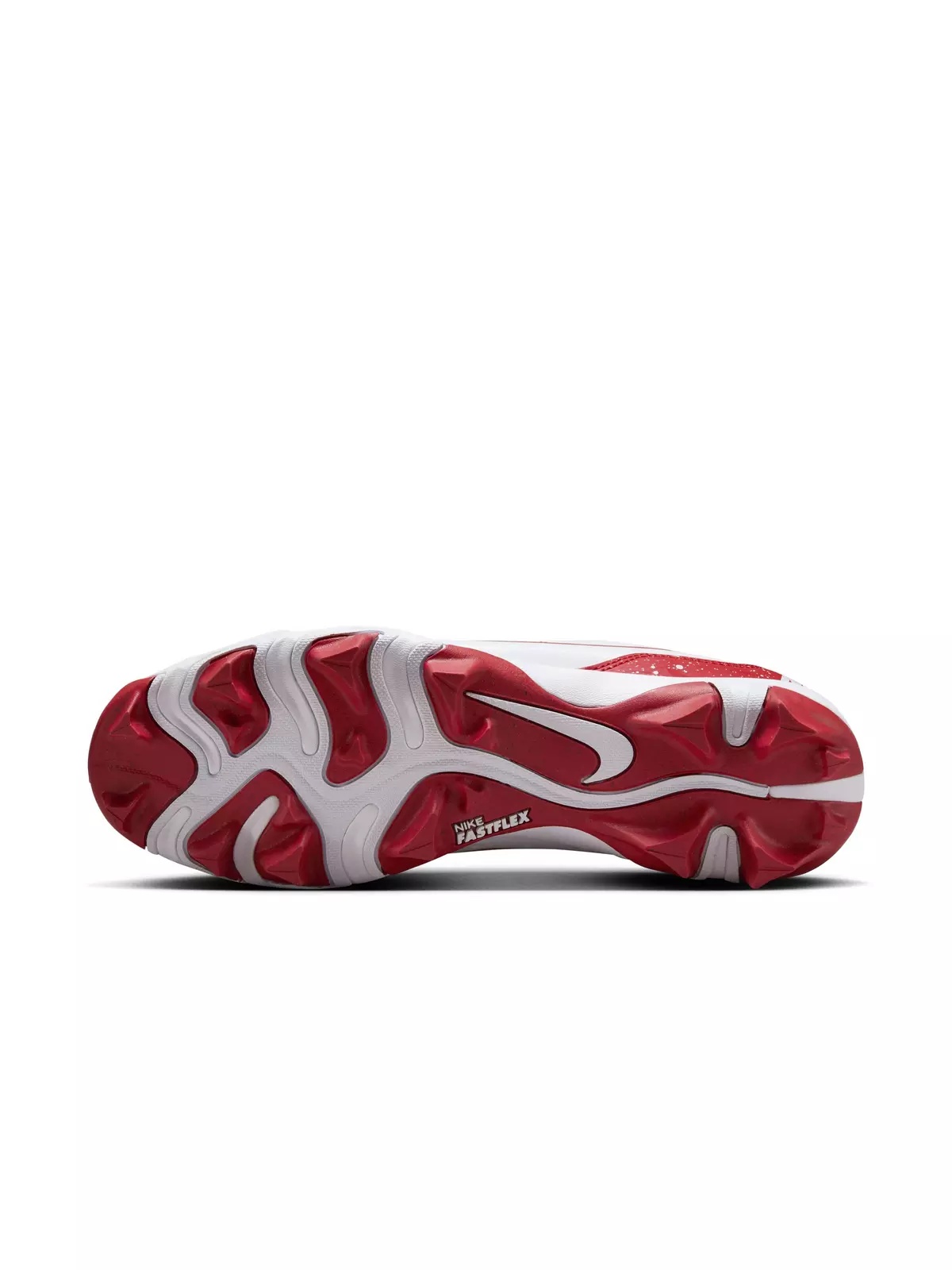 Alpha Huarache 4 Keystone "White/University Red" Men's Baseball Cleat - 6