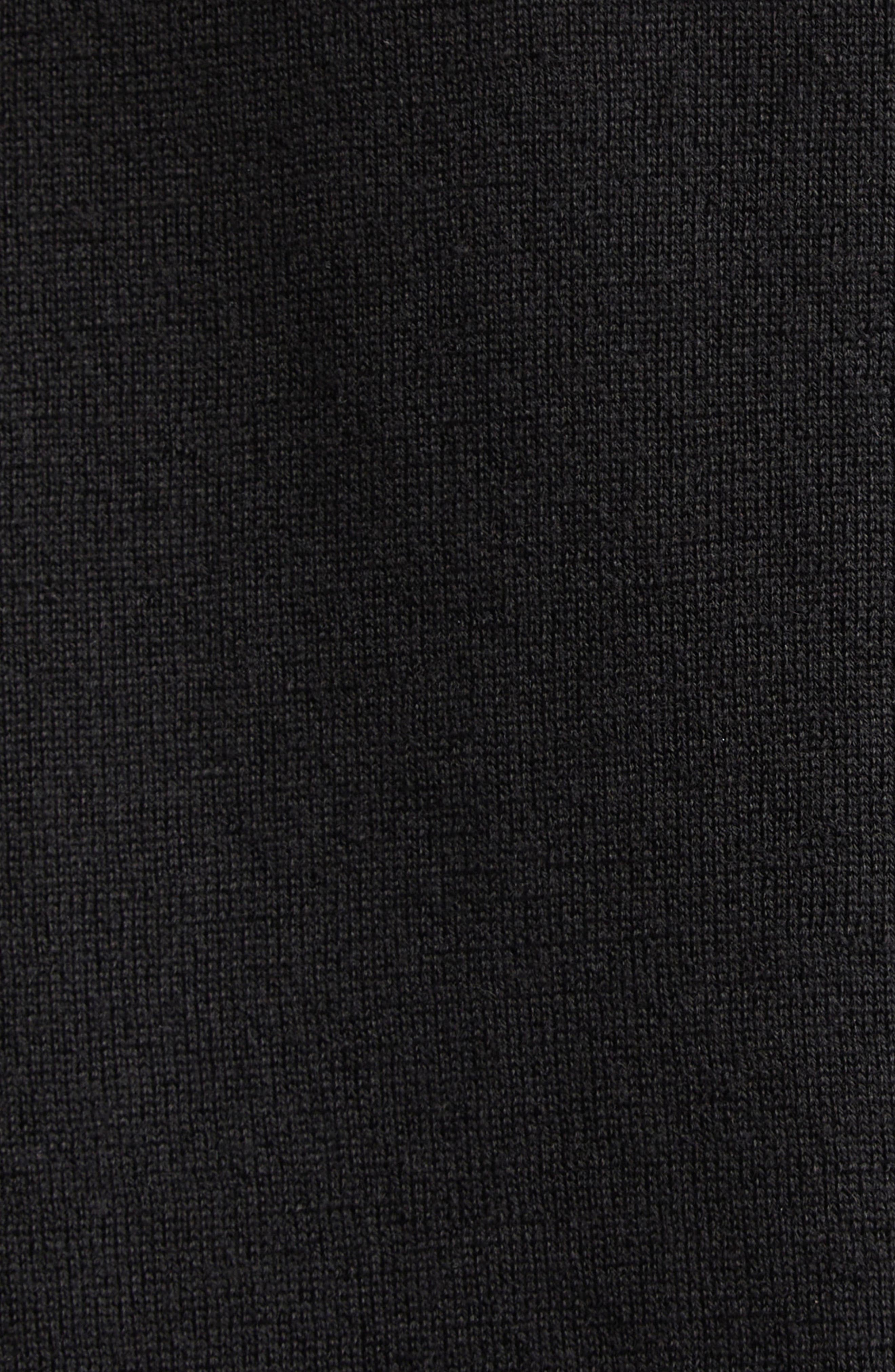 Rick Owens Biker Level Virgin Wool Sweater in Black at Nordstrom - 6