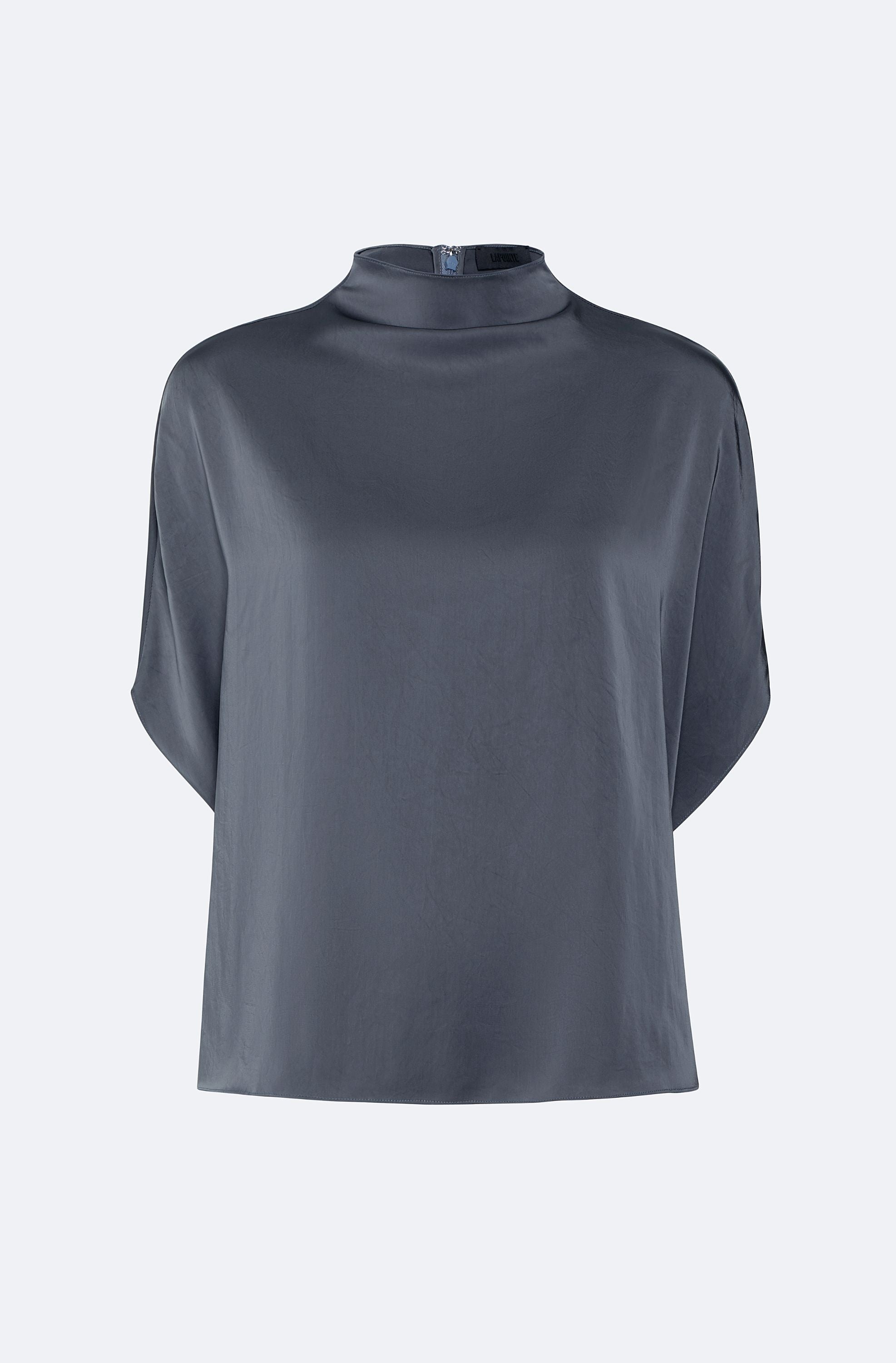 Satin Cape Tee - 1