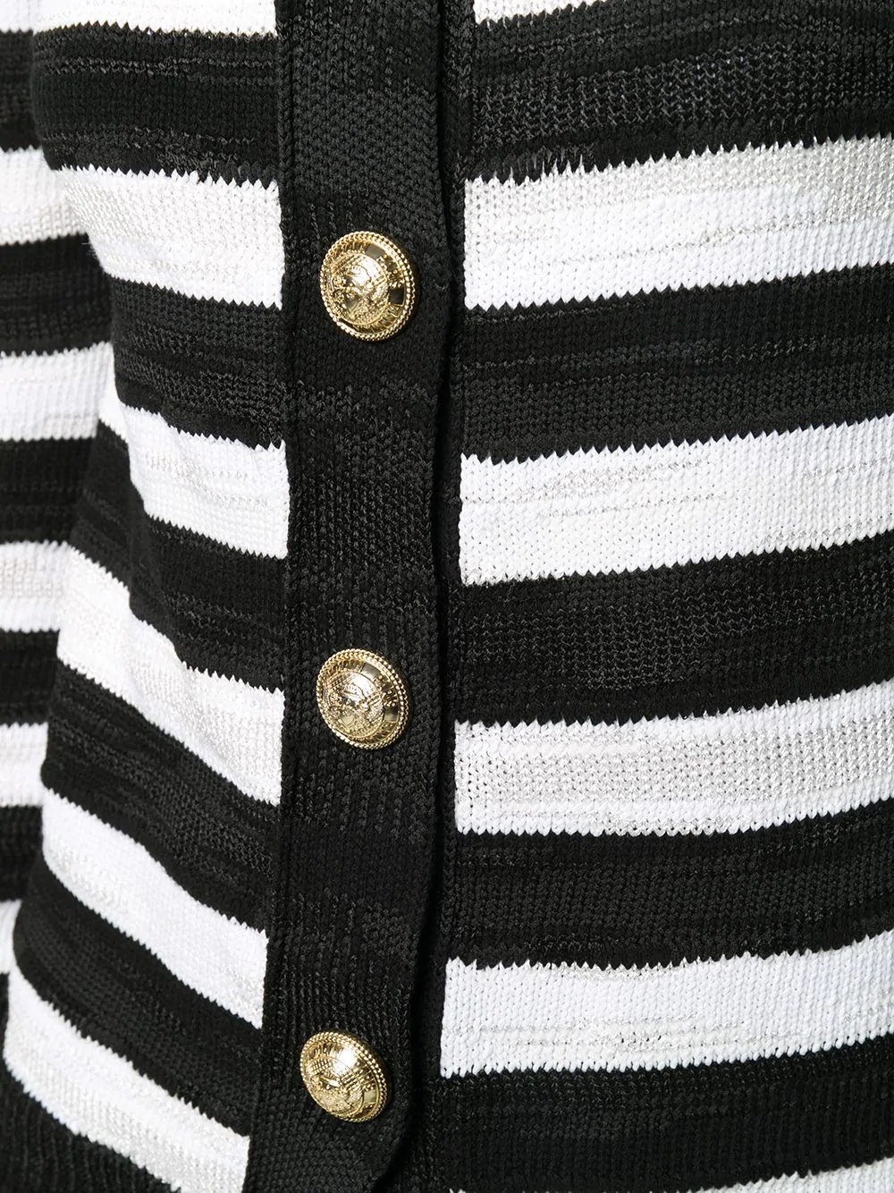 structured striped cardigan - 5