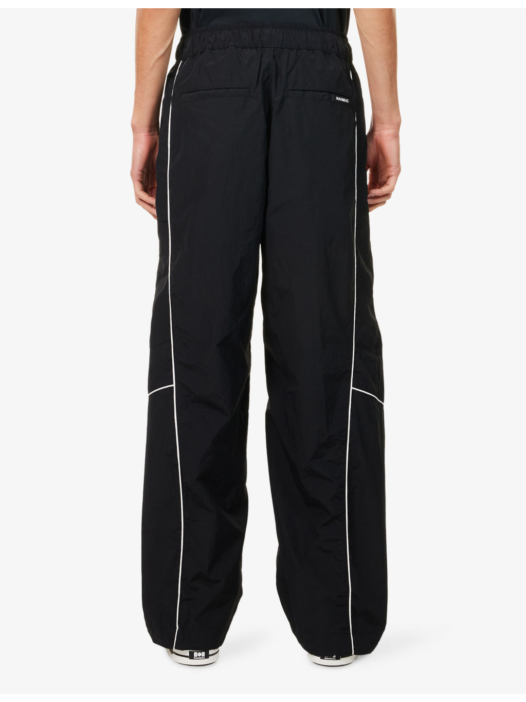 Warm Up Baggy-Fit Cotton-Blend Bottoms - 4