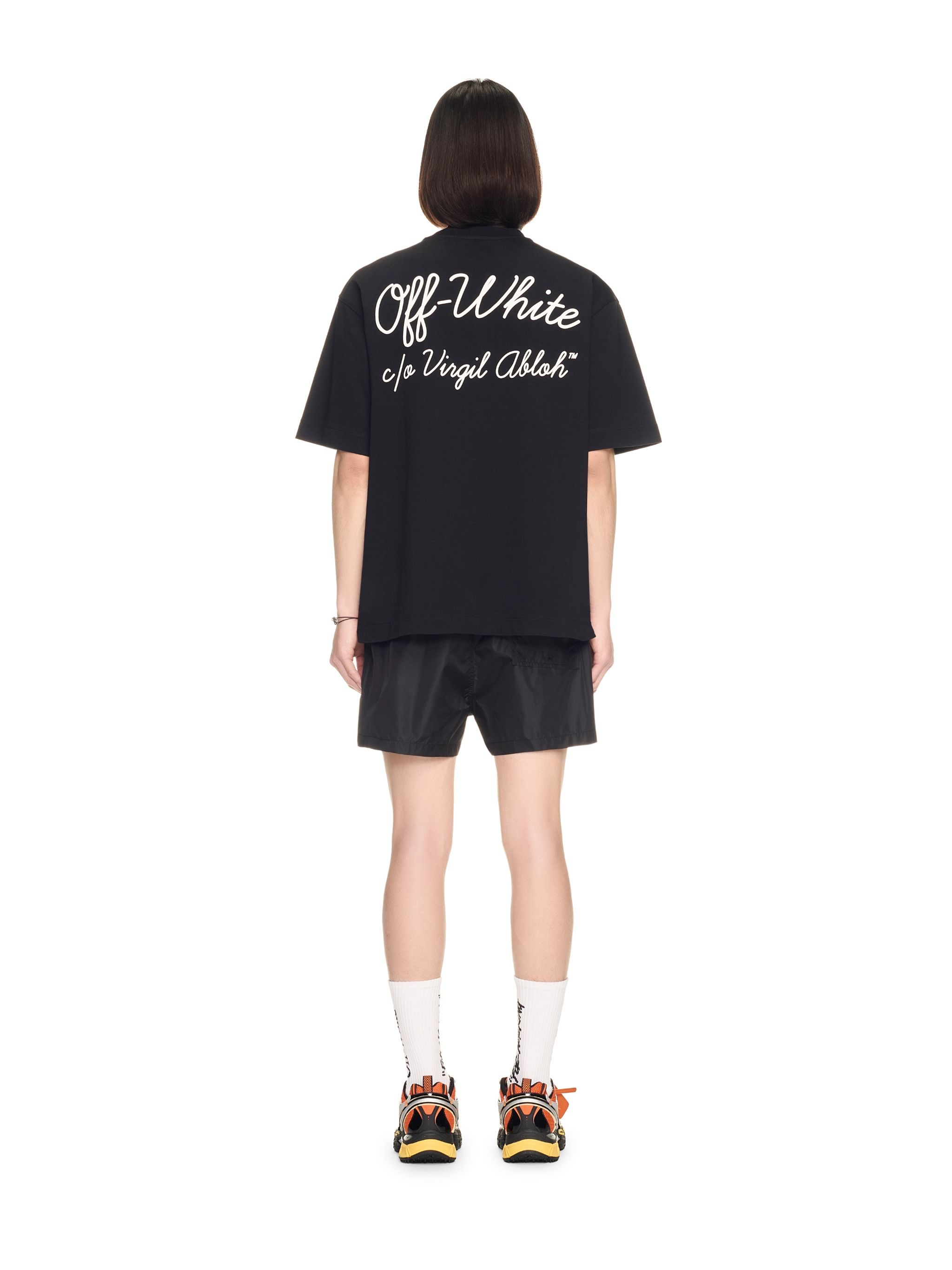 Black Vibe Arrow Swim Shorts - 4
