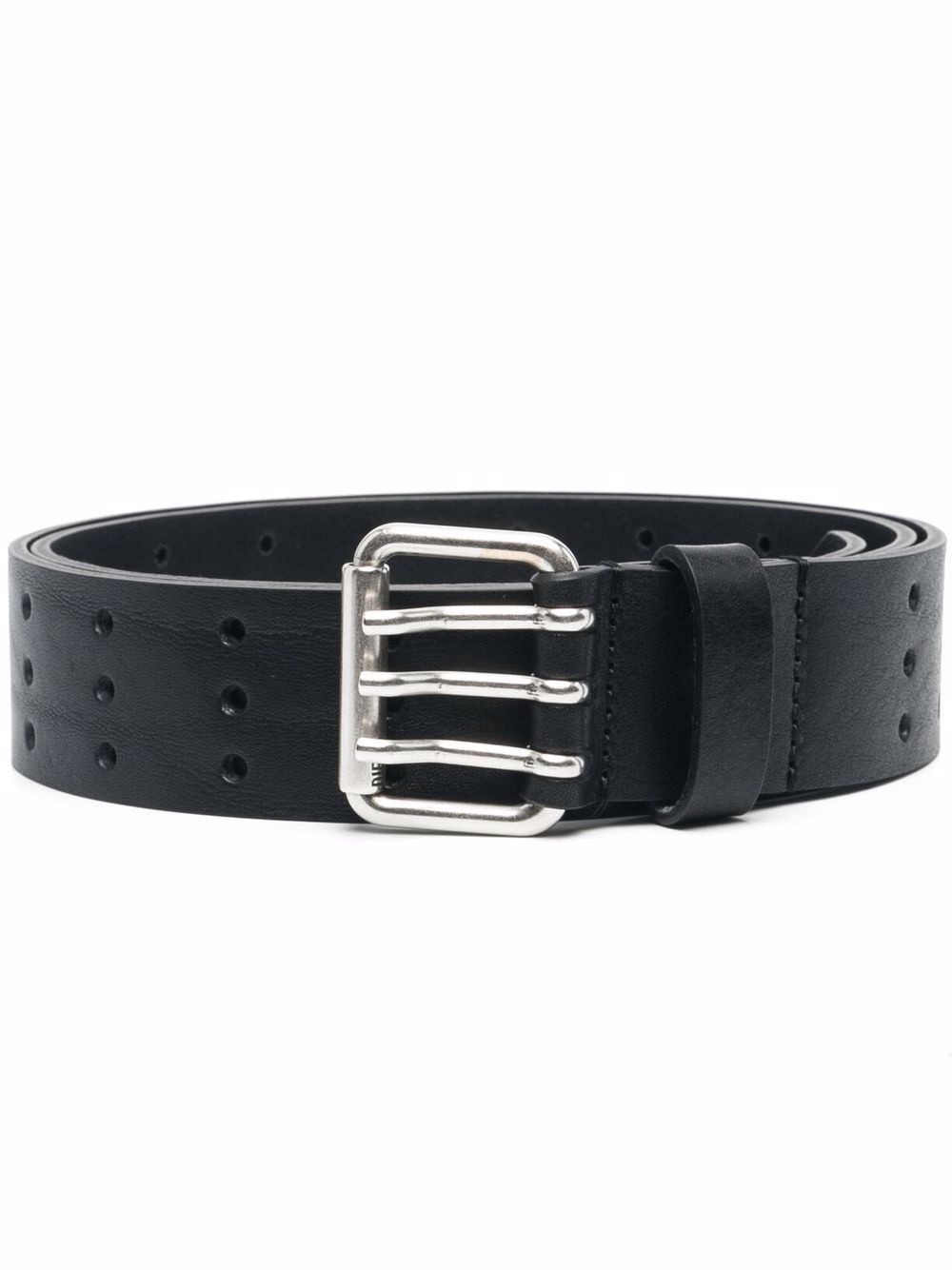 Triple-Pin buckle leather belt - 1