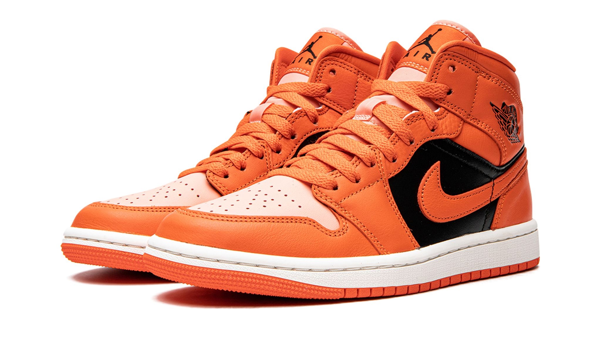 WMNS Air Jordan 1 MID SE "Orange / Black" - 2