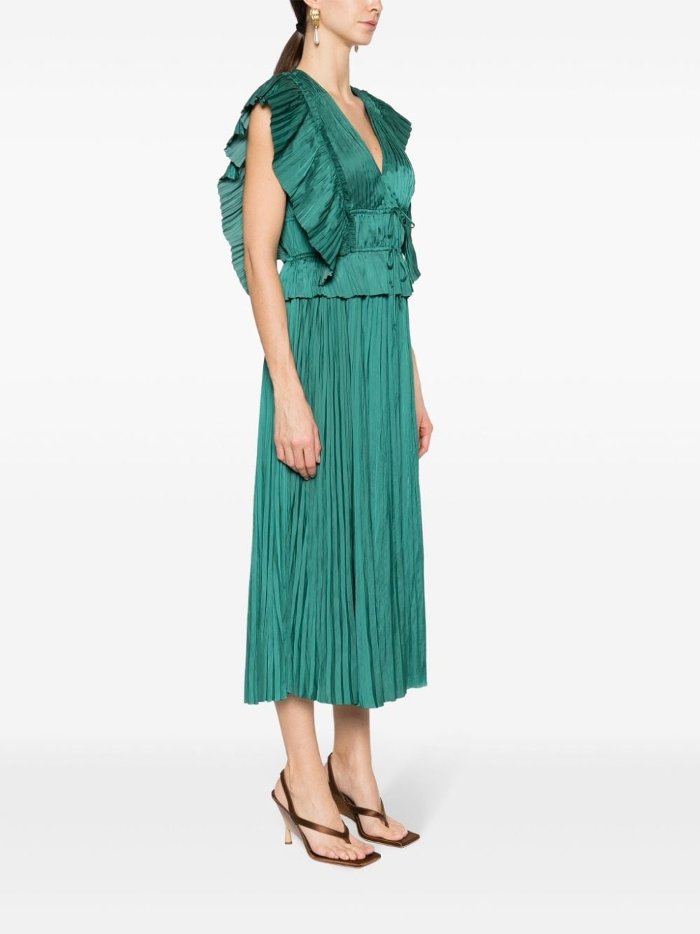 Letty pleated midi dress - 3