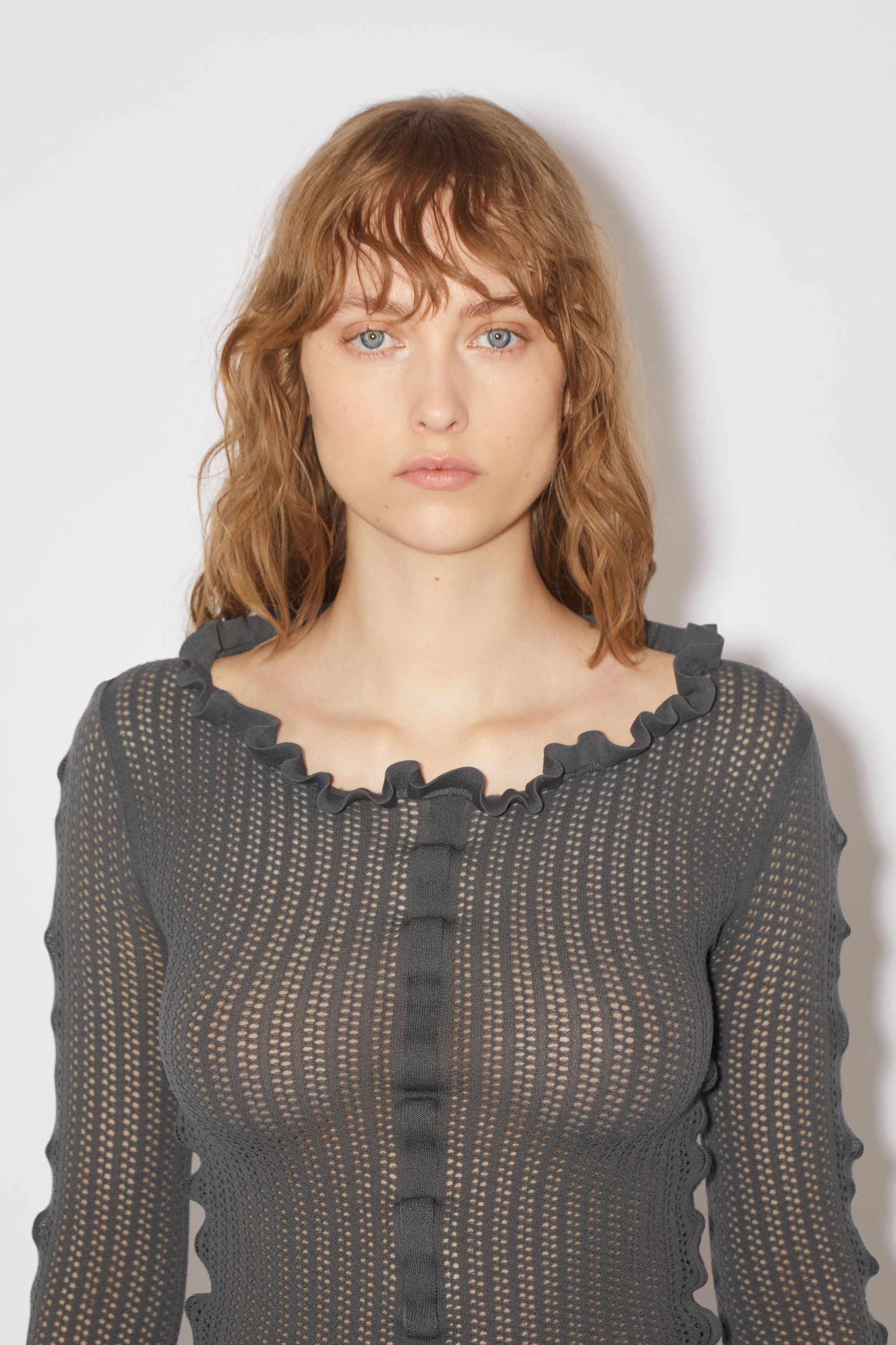 Long sleeve dress - Charcoal Grey - 6