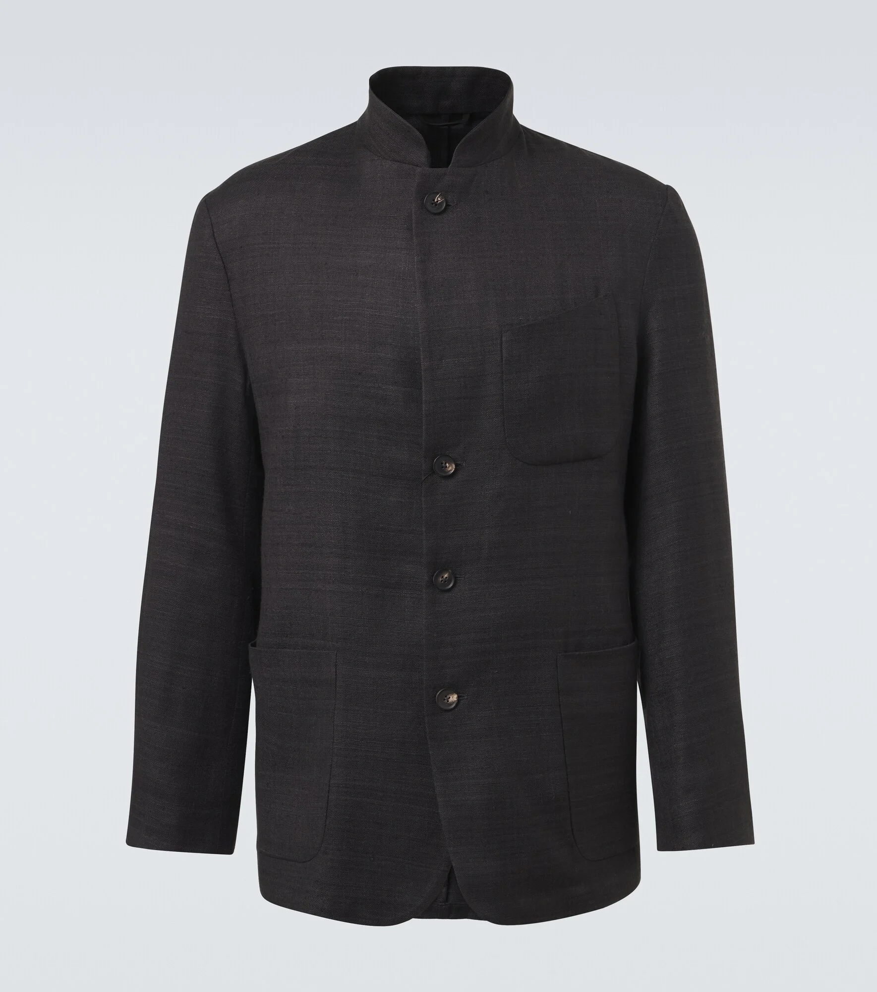 Nehru silk jacket - 1