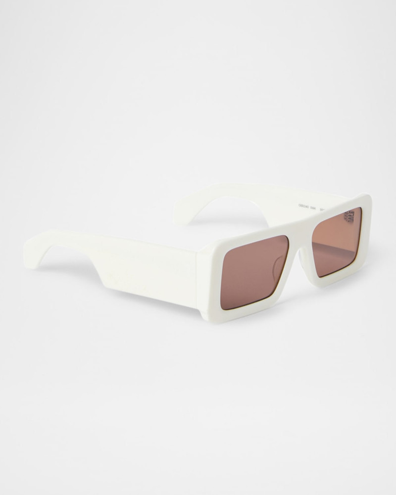 Off-White Troy Arrow Rectangle Sunglasses outlook