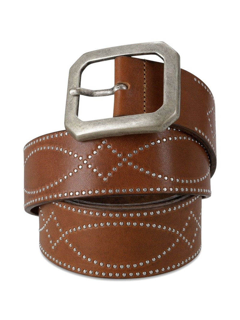 FORTELA studded leather belt outlook