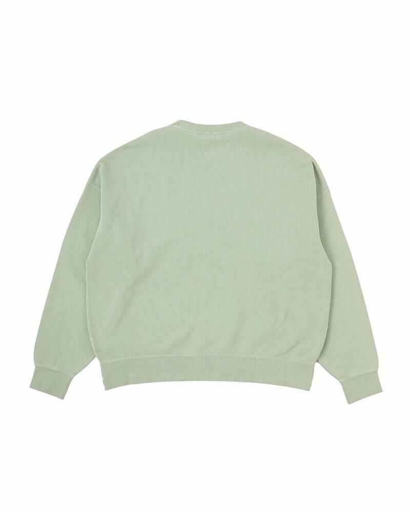 AMPLUS SB SWEAT L/S DMGD (U.D.) LT.GREEN