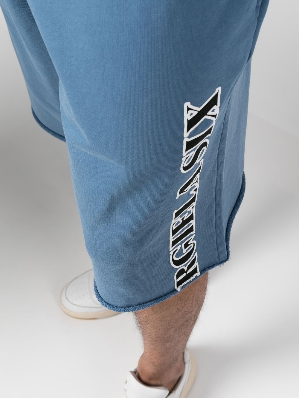 logo-print cotton track pants - 5
