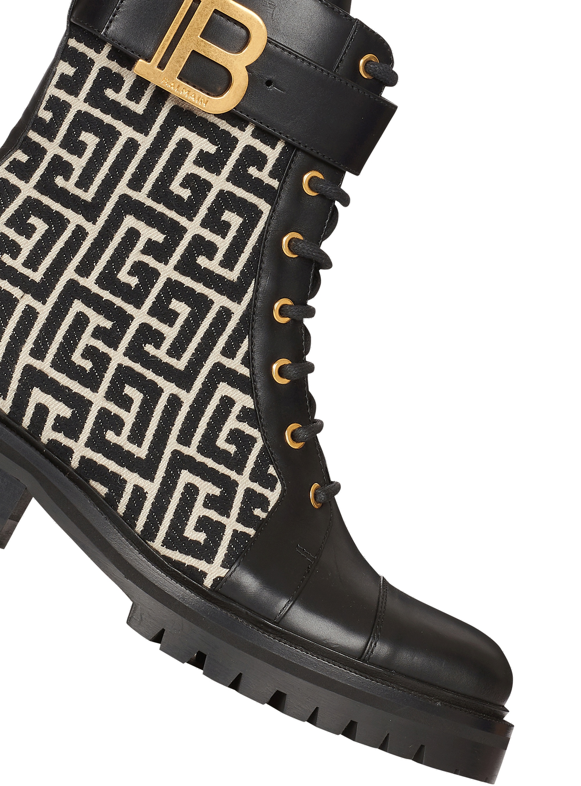 Bicolor jacquard Ranger Romy ankle boots - 5