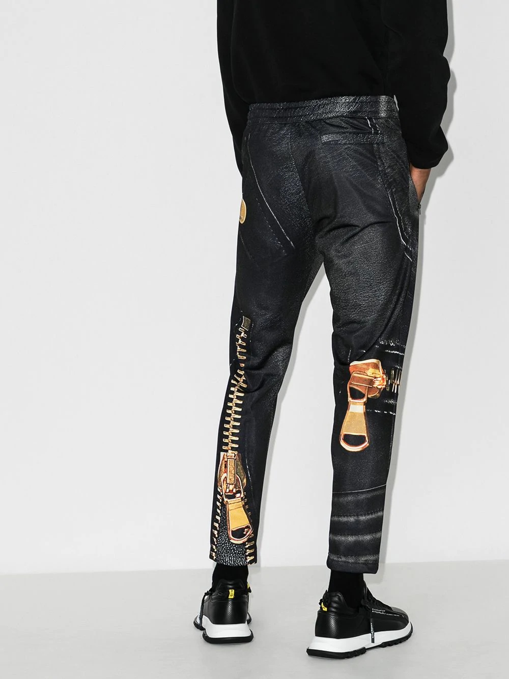 graphic-print logo-print track pants - 3