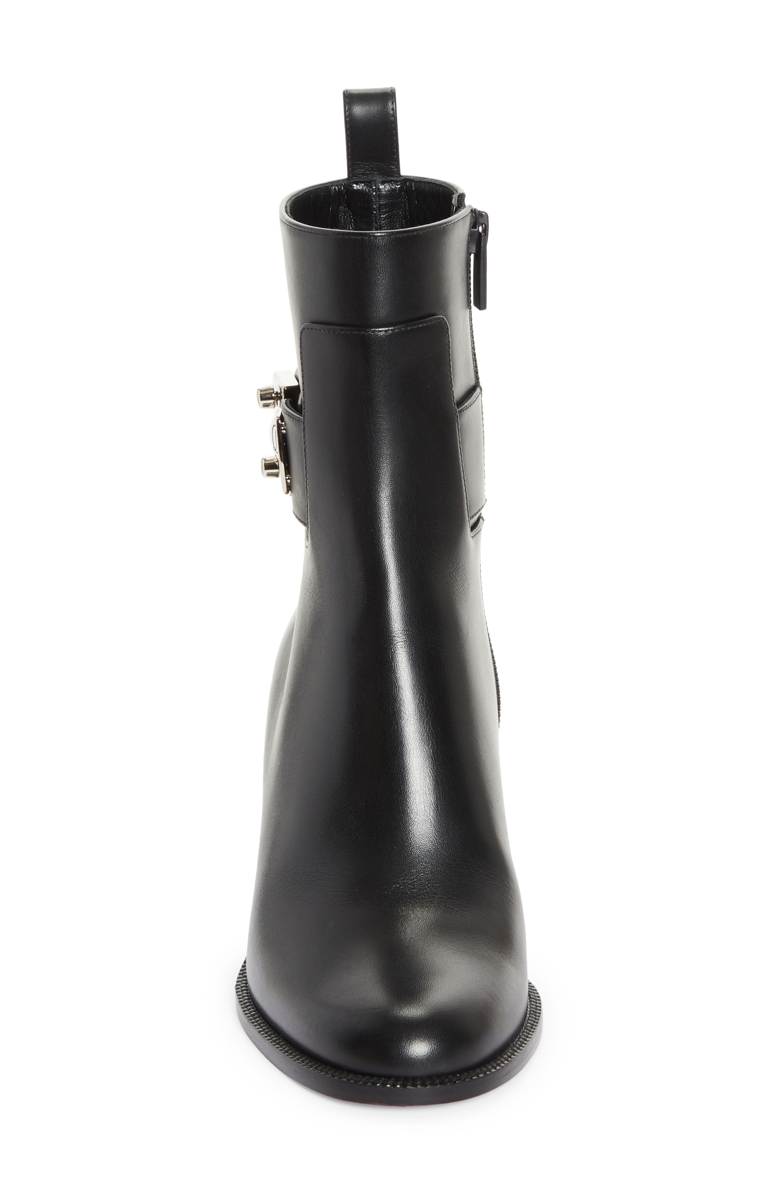 Christian Louboutin Lock Bootie in Black at Nordstrom - 4