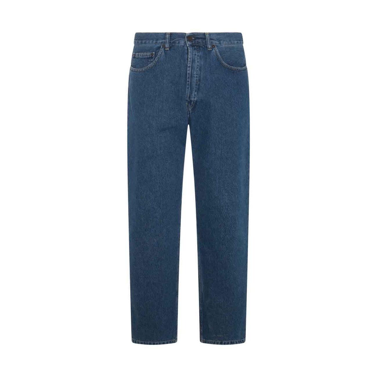 blue cotton denim jeans - 1