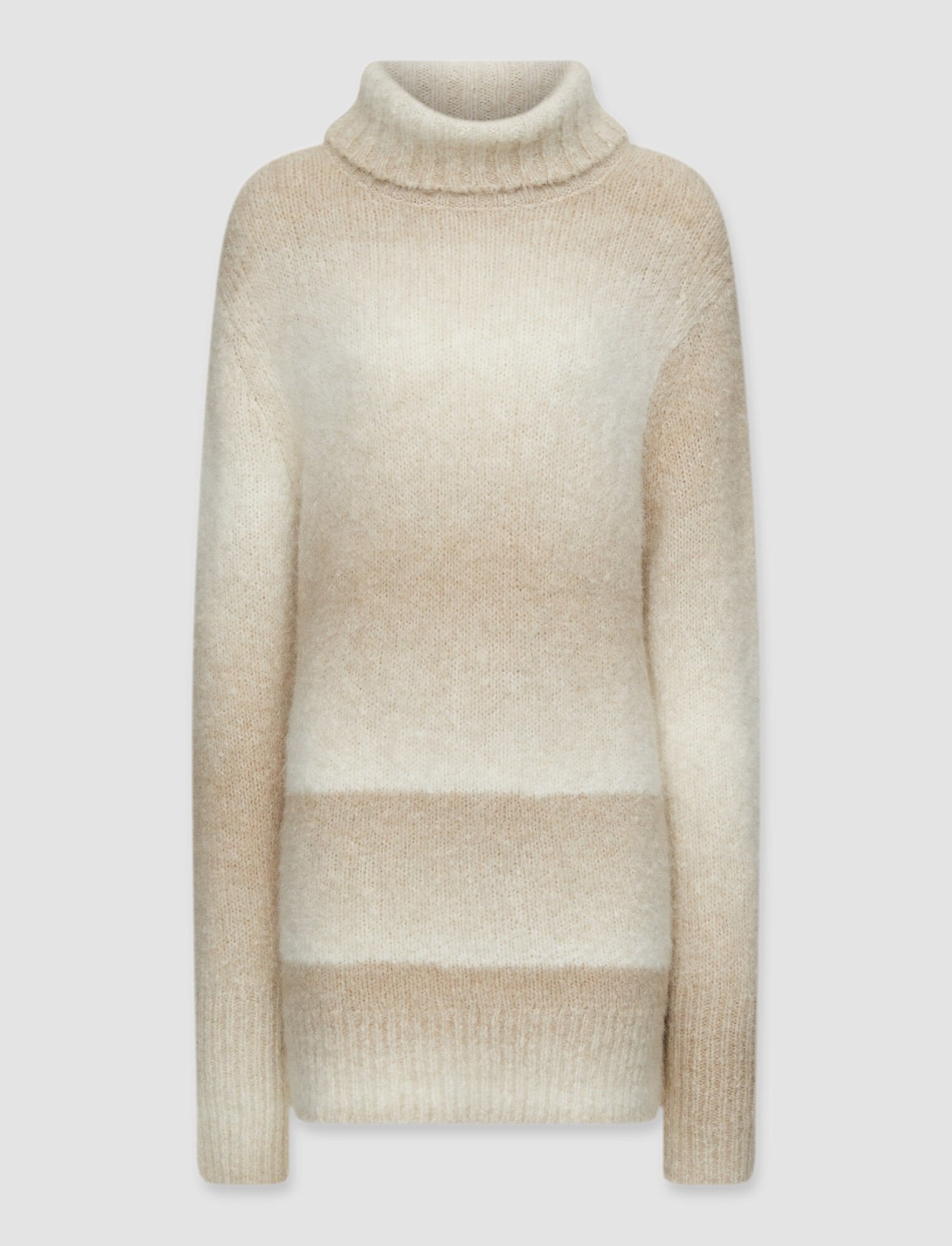 Printed Knit High Neck Jumper - 1