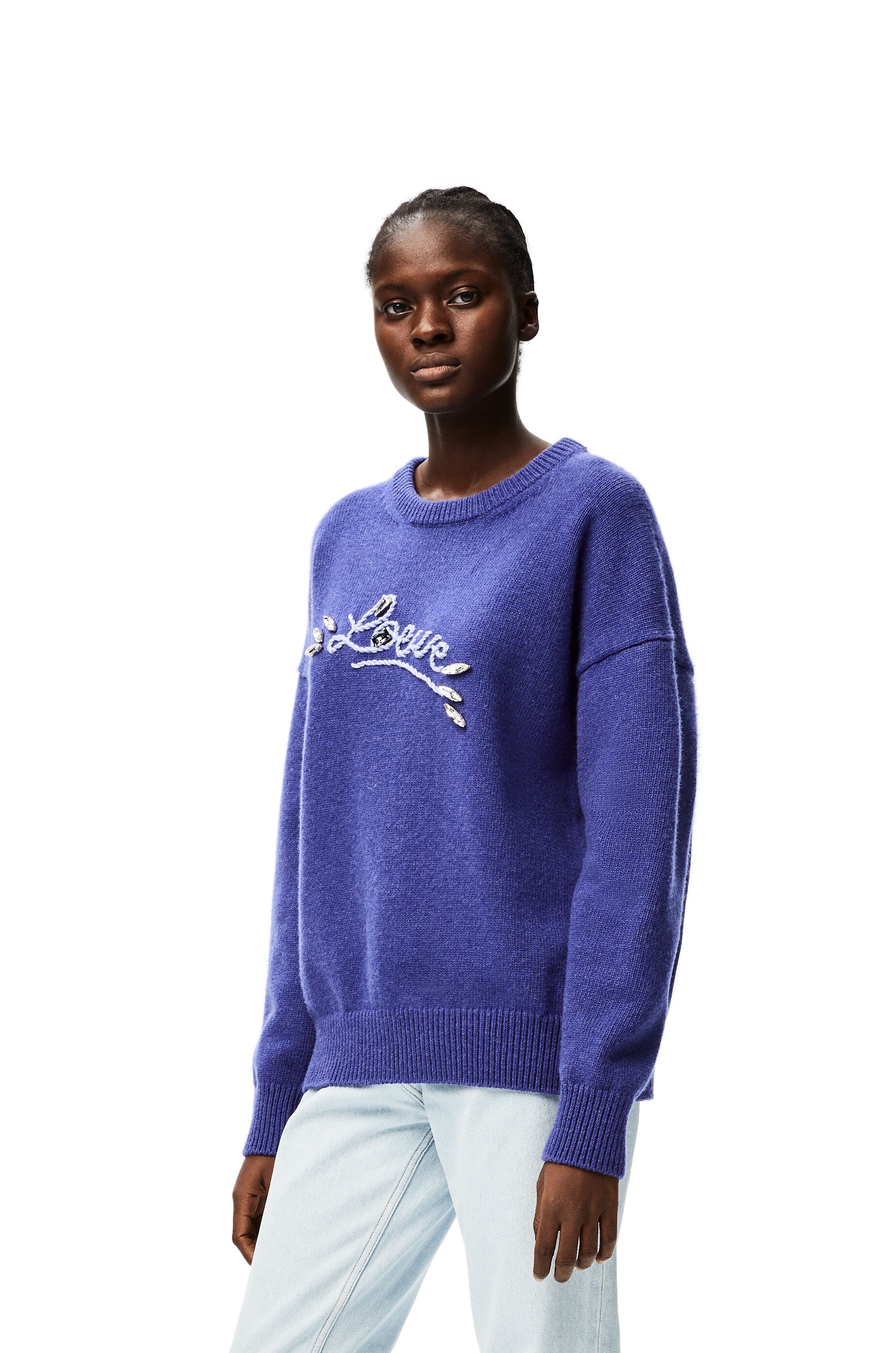 LOEWE embellished sweater in wool - 3