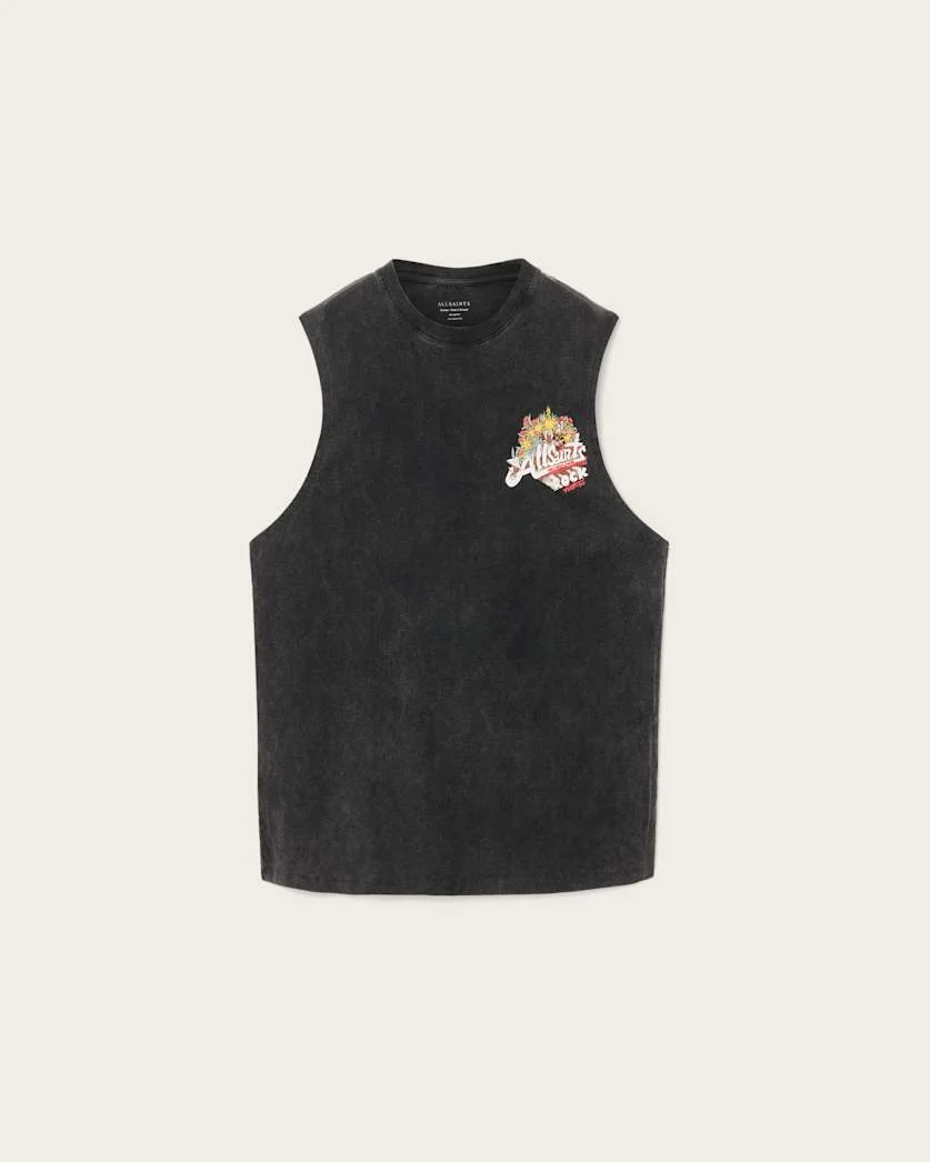 ROQUE OVERSIZED SLEEVELESS T-SHIRT - 1