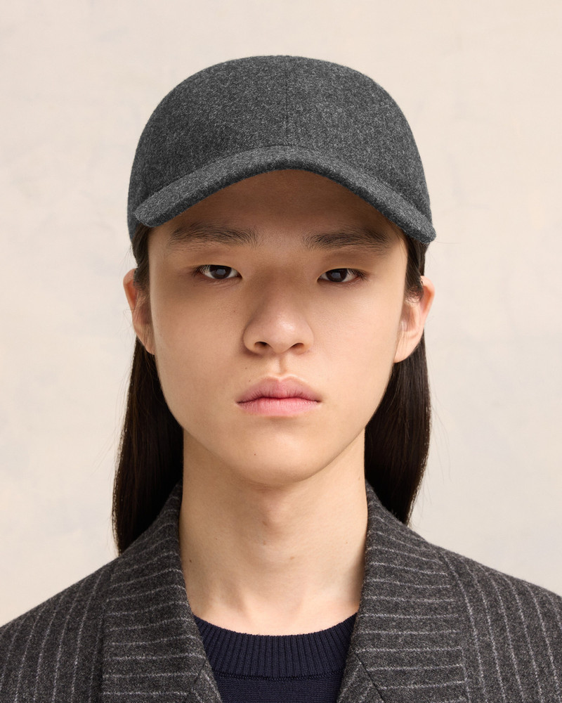 AMI Paris AMI ALEXANDRE MATTIUSSI LEATHER PATCH CAP outlook