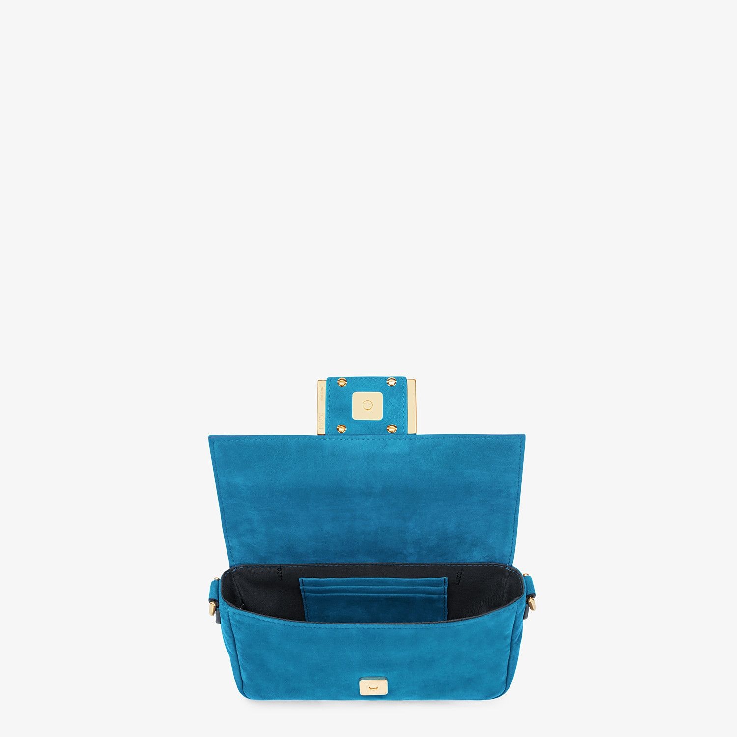 Blue suede bag - 4