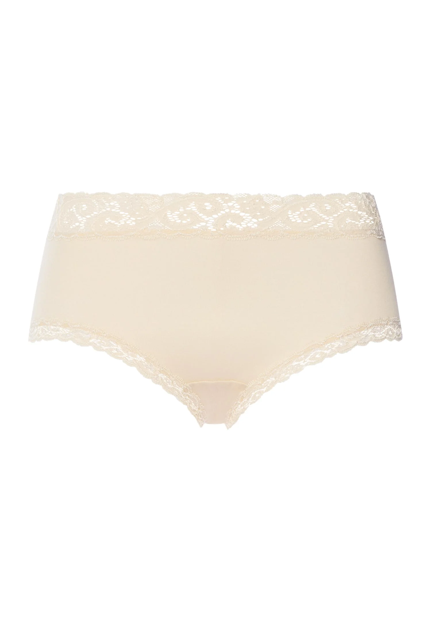 Moments Lace Trim Cotton Full Brief - 1