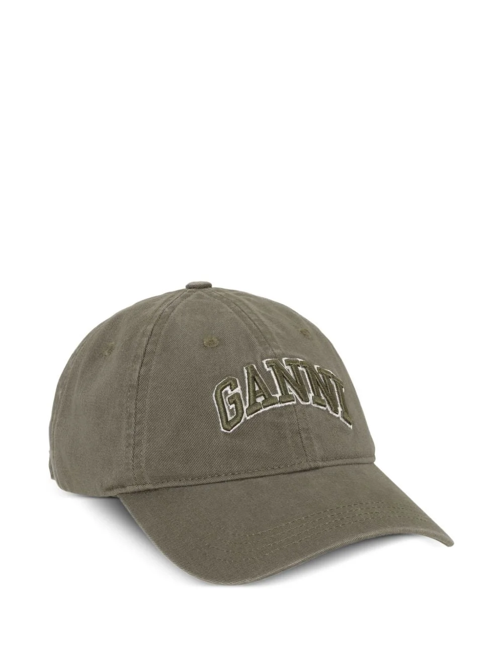 Logo Canvas Baseball Cap - 1