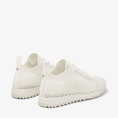 JIMMY CHOO Veles
Latte Crochet Knit Low-Top Trainers with Pearls outlook
