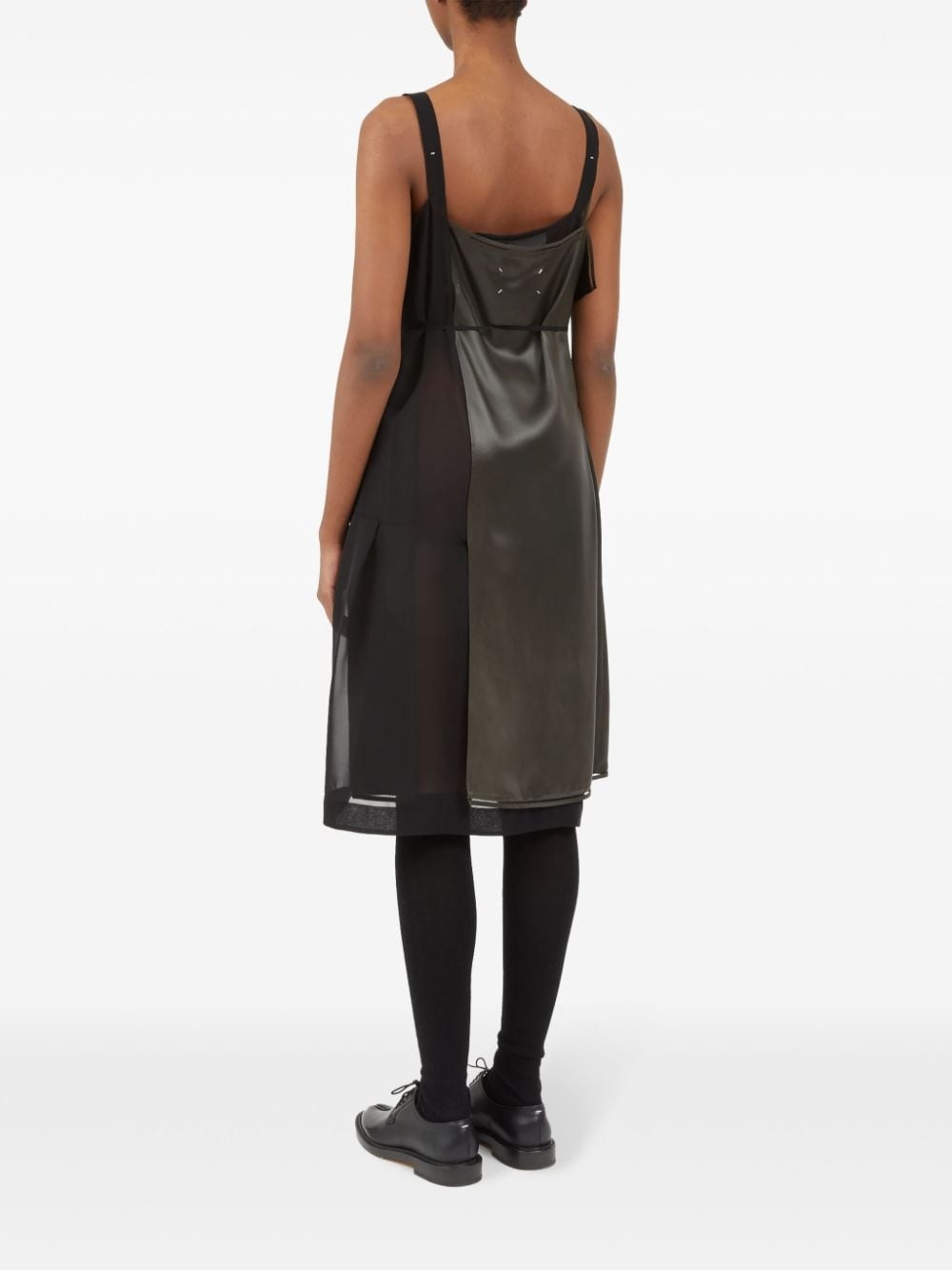 embroidered-logo midi dress - 5