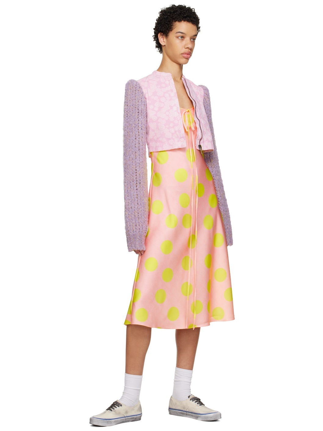 Purple & Pink Floral Jacket - 4