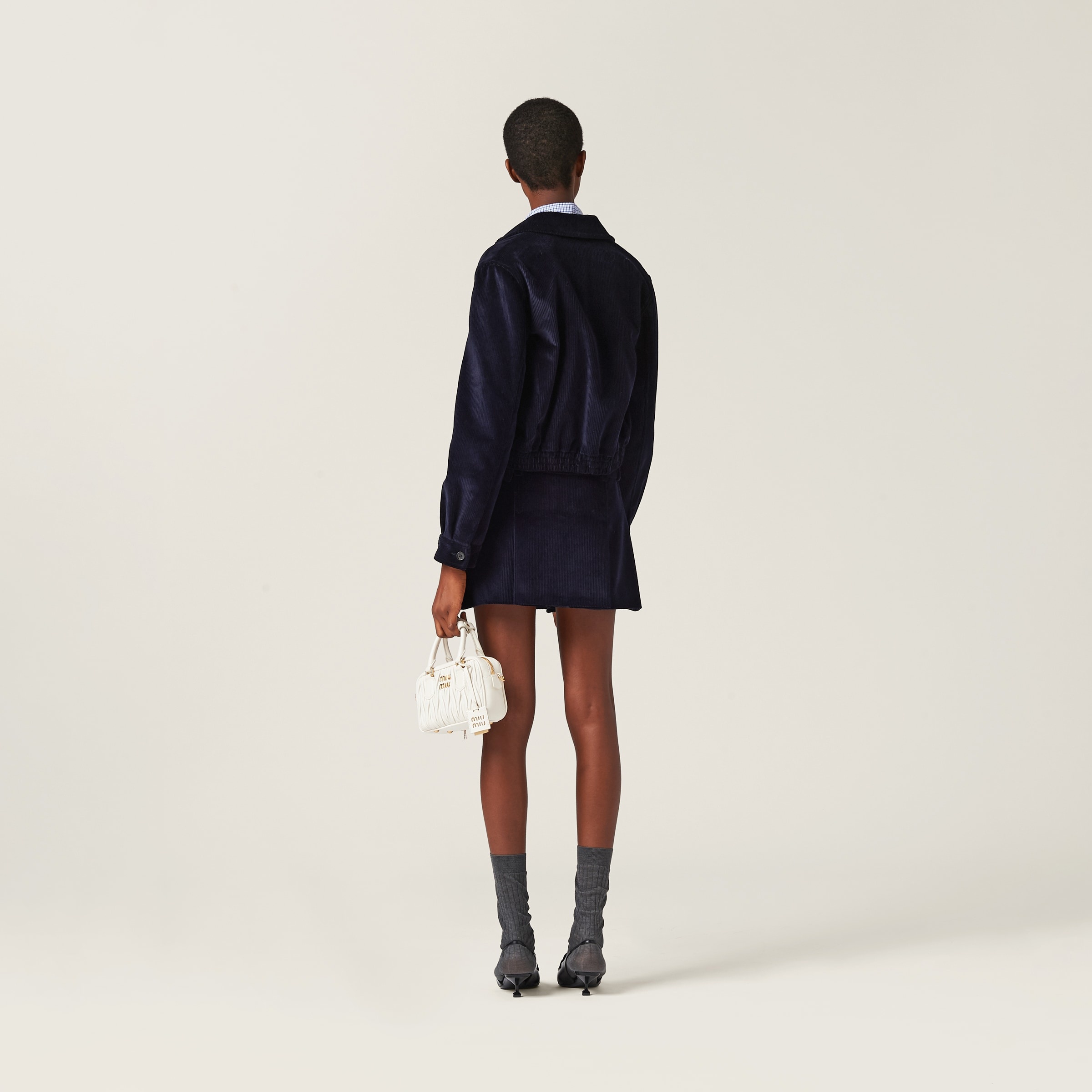 Corduroy blouson jacket - 3