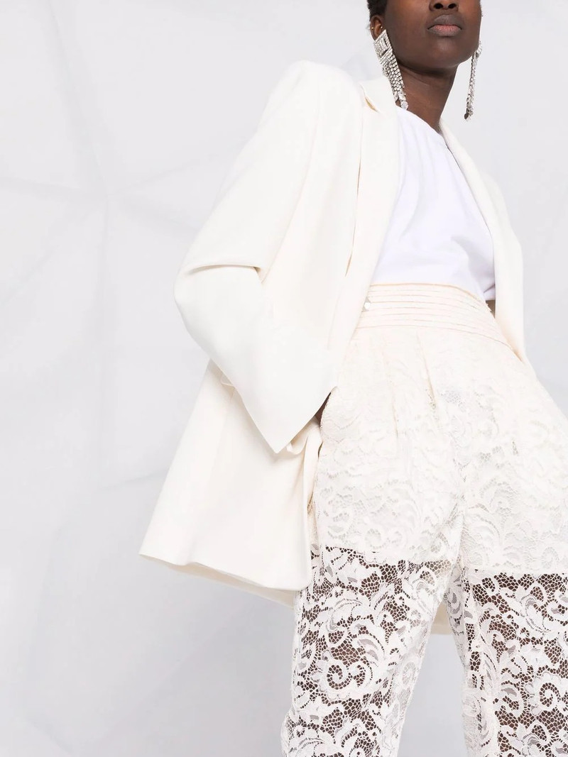 straight-leg lace trousers 3