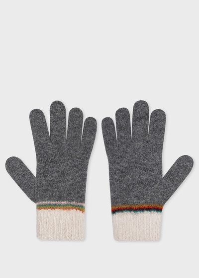 Paul Smith 'Signature Stripe' Intarsia Gloves outlook
