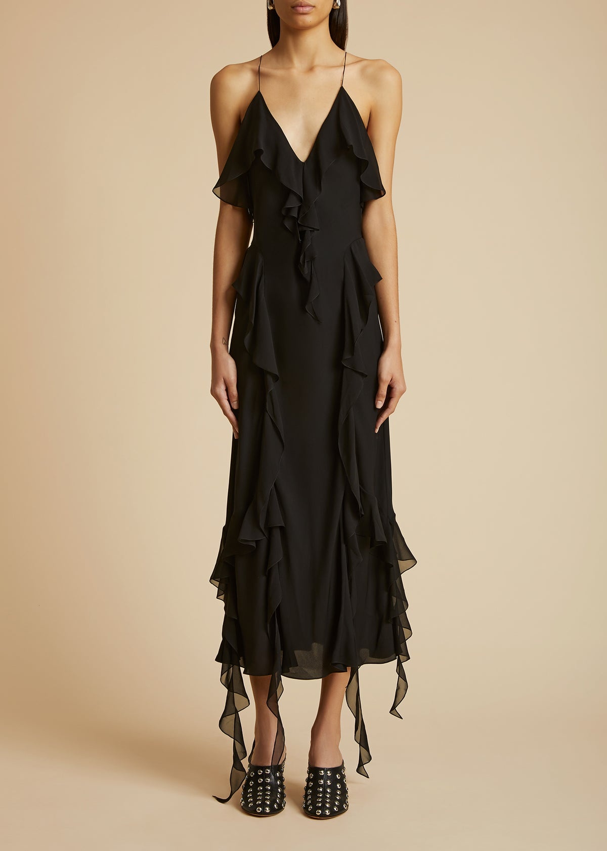 Pim ruffled midi dress - 3