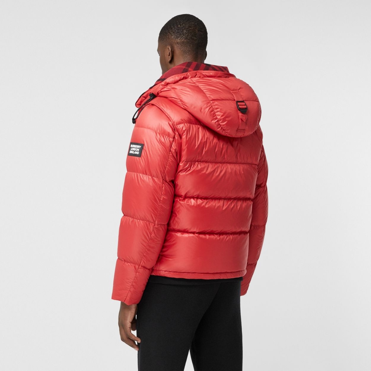 Detachable Sleeve Hooded Puffer Jacket - 4