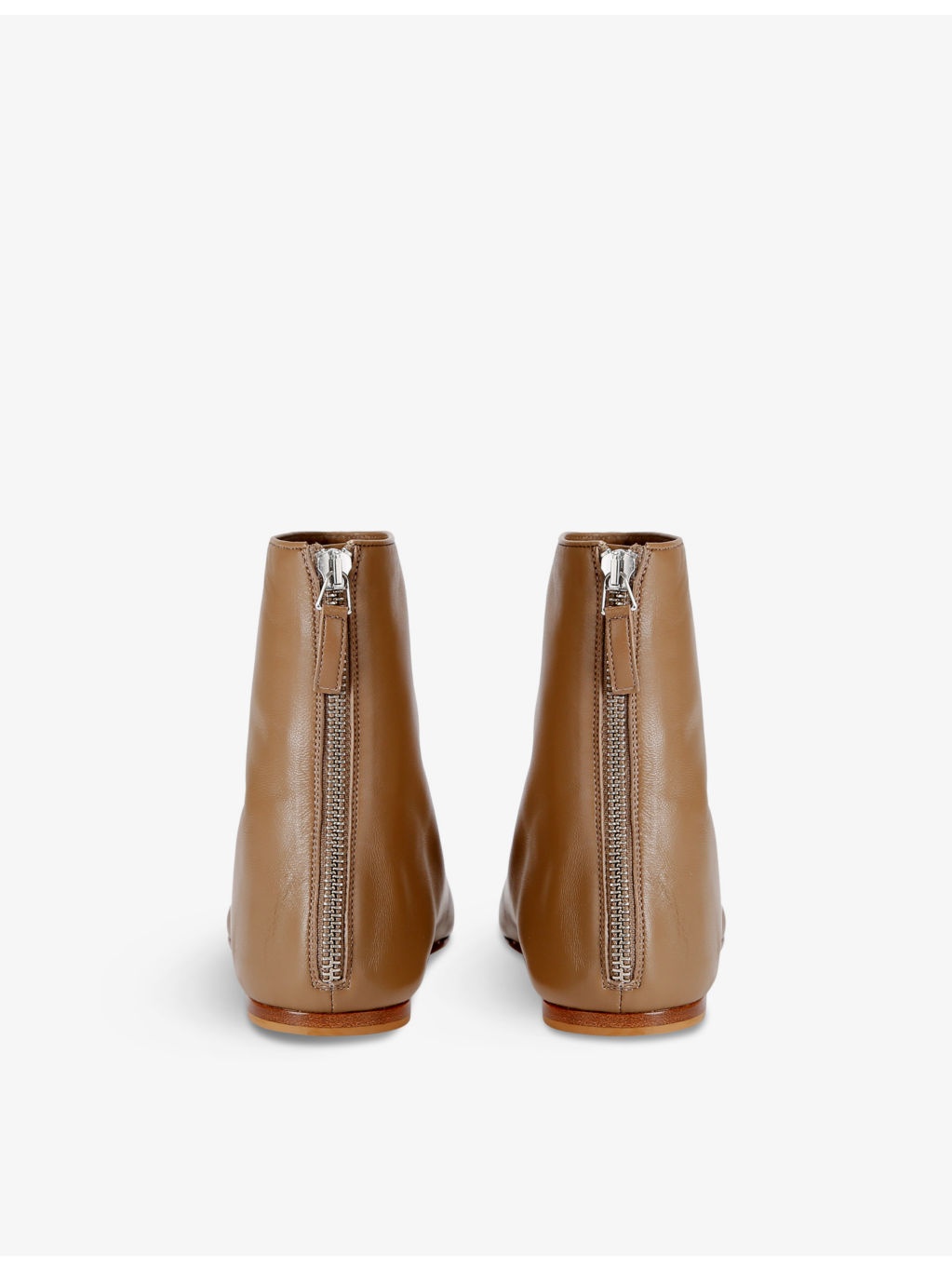Luna pointed-toe leather ankle boots - 4