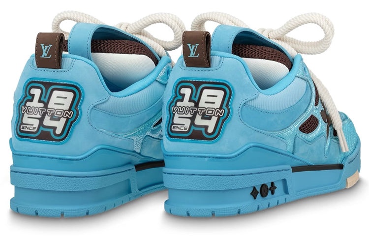 LOUIS VUITTON Skate Sneakers 'Blue Brown' 1ABMID - 3
