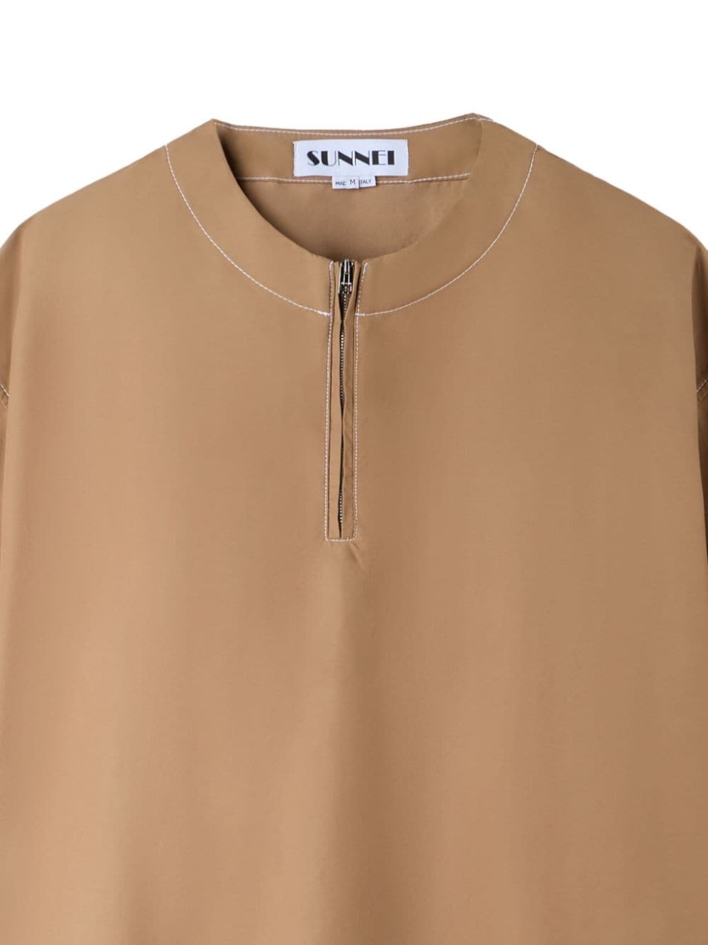 zip-up T-shirt - 2