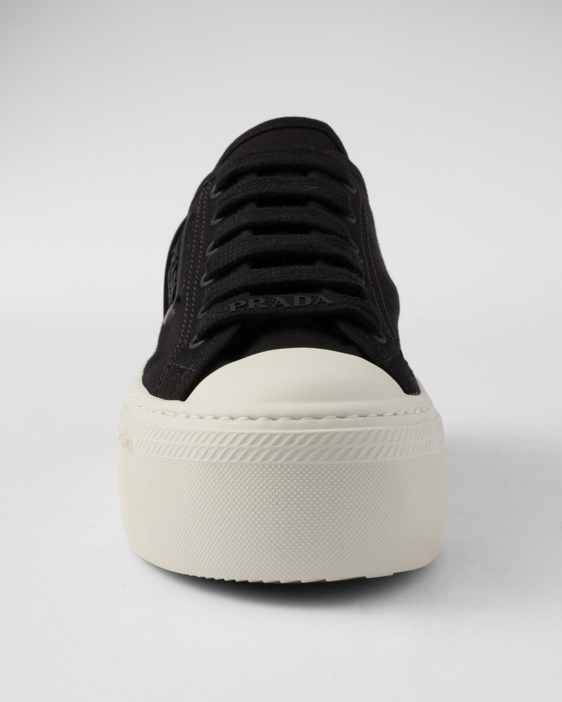 Laced fabric sneakers 6