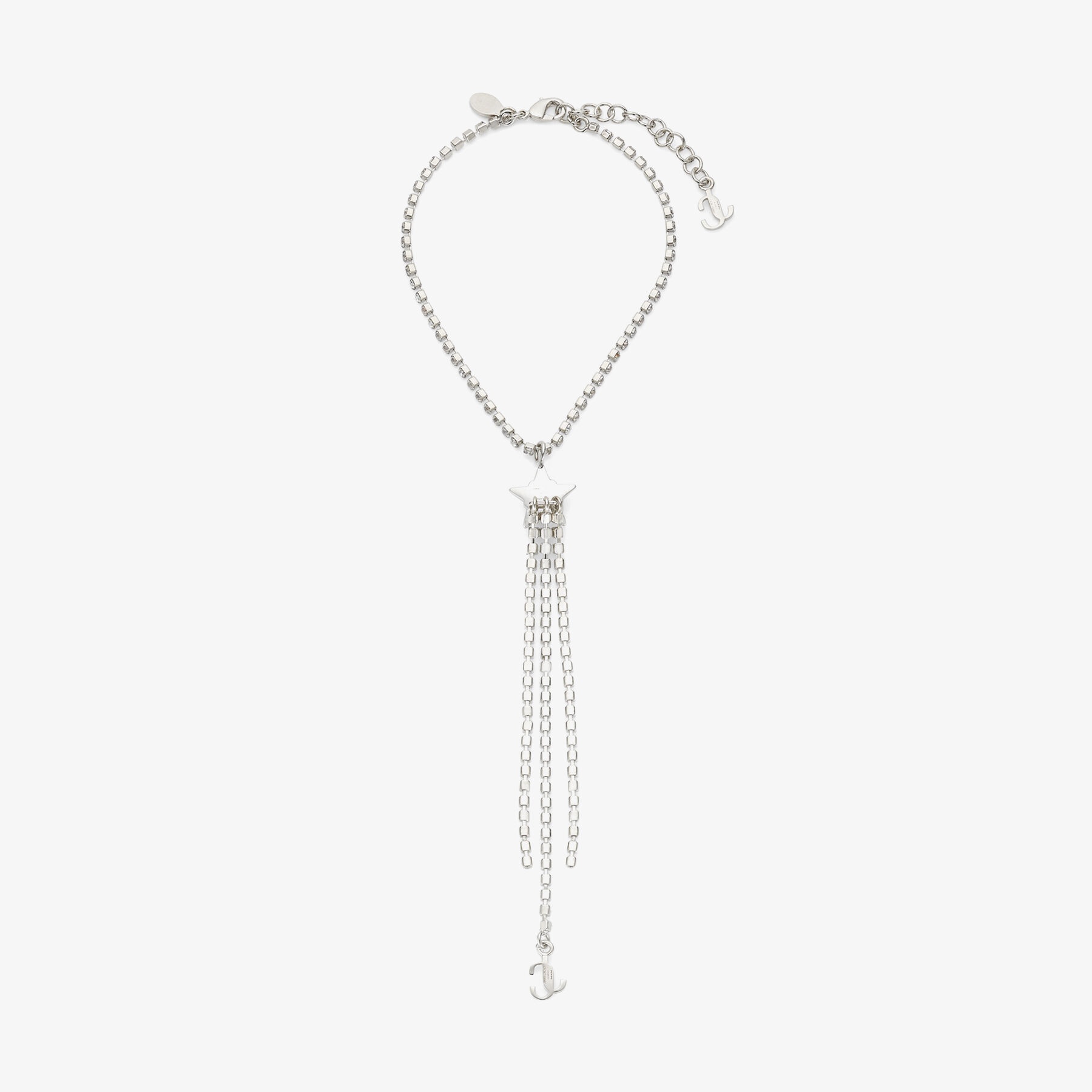 Star Fringe Anklet
Silver Star Fringe Anklet with Swarovski Crystals - 4
