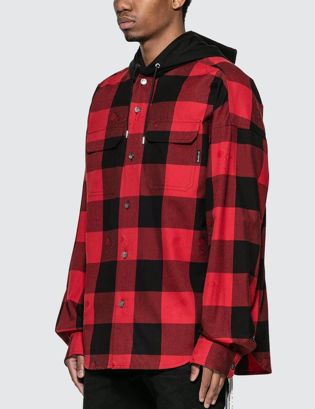 Check Plaid Shirt Jacket - 2